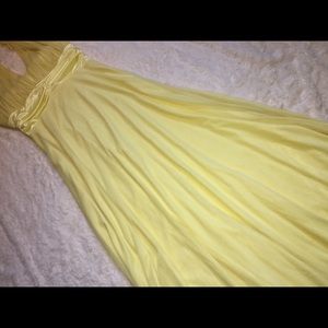 Yellow long dress 🌼